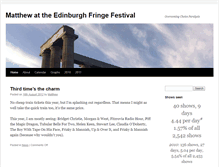 Tablet Screenshot of fringe.dracos.co.uk
