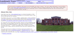 Desktop Screenshot of landmarktrust.dracos.co.uk